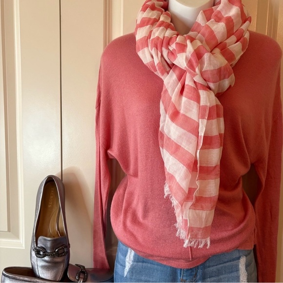 Est 1946 Accessories - EST. 1946 Coral Knit Sweater & Scarf Set - Size M